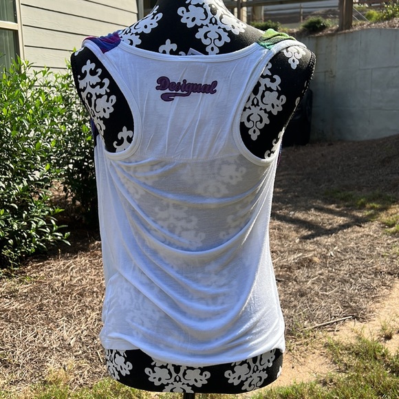 Desigual tank with scoop neck - Picture 2 of 7